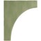 Ekena Millwork 3 1/2"W x 10"D x 12"H Clarksville Wood Vintage Decor Bracket, Restoration Green BKTWD04X10X12CVGR - alternate 3